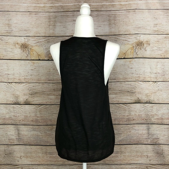 Old Navy Active Go- Dry Semi-Fitted Black Tank Top - Picture 2 of 7